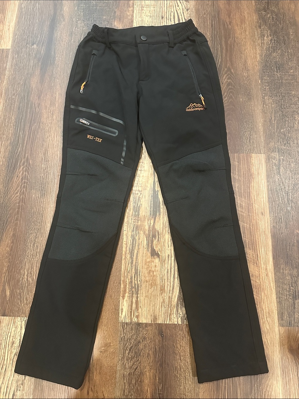 Women’s Black Outdoorsport Wei-Tex‎ Softshell pants with Reinforced Knees,